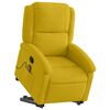 vidaXL Fauteuil de massage inclinable Jaune Velours