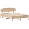 vidaXL Cadre de lit sans matelas 135x190 cm bois de pin massif