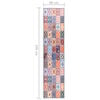 vidaXL Tapis de couloir Mosa&iuml;que 80x350 cm