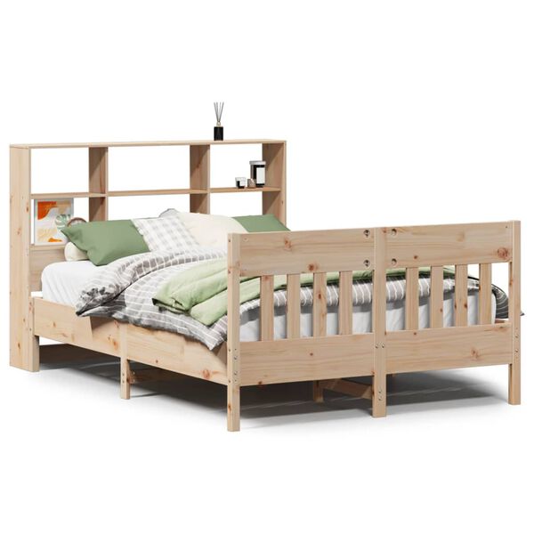 vidaXL Cadre de lit sans matelas 140x190 cm bois de pin massif