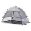 vidaXL Tente de plage 2 personnes gris lib&eacute;ration rapide imperm&eacute;able