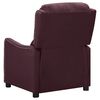 vidaXL Fauteuil inclinable Violet Tissu