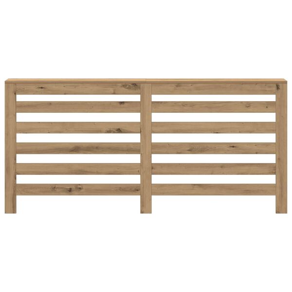 vidaXL Cache-radiateur ch&ecirc;ne artisanal 175x20x82 cm bois d'ing&eacute;nierie