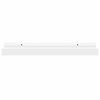 vidaXL &Eacute;tag&egrave;res &agrave; rebord pour cadre photo 2 pcs Blanc 40x9x3 cm MDF