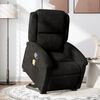 vidaXL Fauteuil de massage inclinable Noir Velours