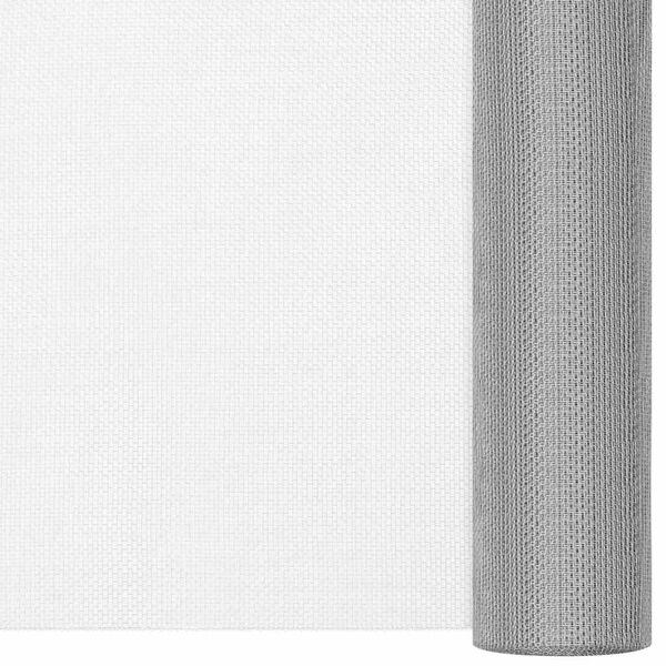 vidaXL Écran en treillis Acier inoxydable 60x1000 cm Argenté