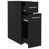vidaXL Armoire d'apothicaire Noir 20x45,5x60 cm Bois d&rsquo;ing&eacute;nierie