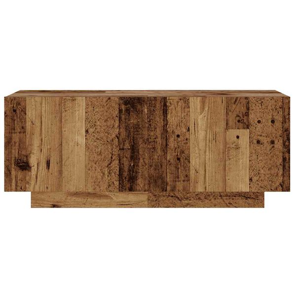 vidaXL Table de chevet vieux bois 100x35x40 cm bois d'ing&eacute;nierie