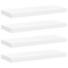 vidaXL &Eacute;tag&egrave;res murales flottantes 4 pcs blanc 60x23,5x3,8 cm MDF