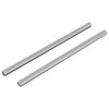 vidaXL Barres filet&eacute;es 2 pcs Argent&eacute; M6 x 120 mm M&eacute;tал