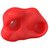 vidaXL Pr&eacute;hension d'escalade 2 pc Rouge 100 x 67 x 43 mm PP