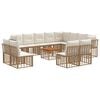 vidaXL Ensemble de canap&eacute;s d'ext&eacute;rieur 13 pc 12 place