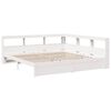 vidaXL Lit biblioth&egrave;que sans matelas 160x200 cm bois massif de pin