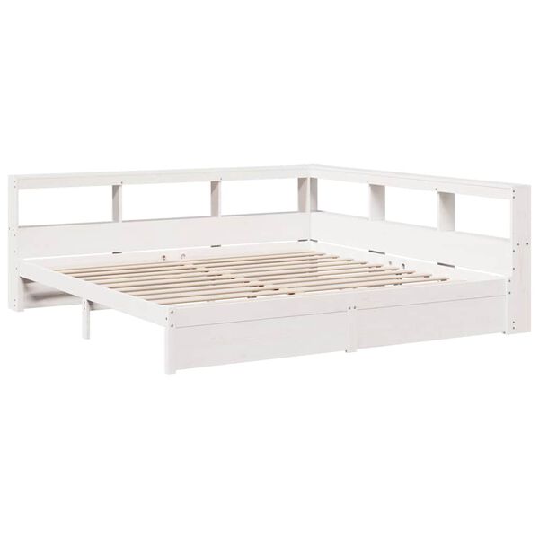 vidaXL Lit biblioth&egrave;que sans matelas 160x200 cm bois massif de pin