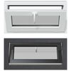vidaXL Fen&ecirc;tre de sous-sol RISOR 80 x 40 cm PVC et verre Anthracite