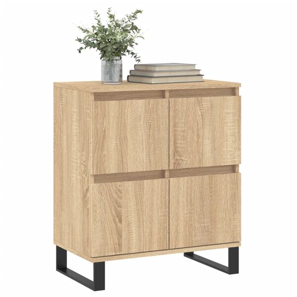 vidaXL Buffet Ch&ecirc;ne sonoma 60x35x70 cm Bois d'ing&eacute;nierie