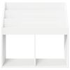 vidaXL Biblioth&egrave;que pour enfants Blanc 72,5 x 29,5 x 69 cm