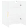 vidaXL Armoire murale blanc 69,5x34x90 cm