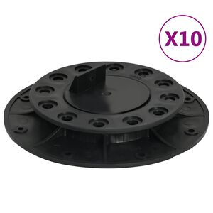 vidaXL Pieds de terrasse r&eacute;glables 10 pcs 20-30 mm