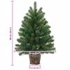 vidaXL Sapin de No&euml;l artificiel avec 150 LED Vert 95 cm PE et PVC