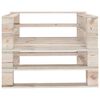 vidaXL Canap&eacute; palette de jardin Bois de pin impr&eacute;gn&eacute;