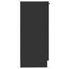 vidaXL Buffets 2 pcs noir 30x30x70 cm bois d'ing&eacute;nierie