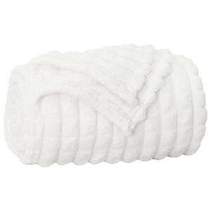 vidaXL Jet&eacute; Blanc 240 x 220 cm 1.37 kg Toison
