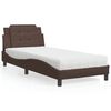 vidaXL Cadre de lit sans matelas Zadar marron 80x200 cm similicuir