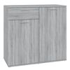 vidaXL Buffet Sonoma gris 80x36x75 cm Bois d'ingénierie