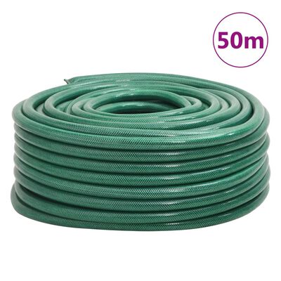 vidaXL Tuyau d'arrosage vert 1,3 50 m PVC