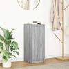 vidaXL Buffet sonoma gris 29,5x34x76 cm bois d'ing&eacute;nierie