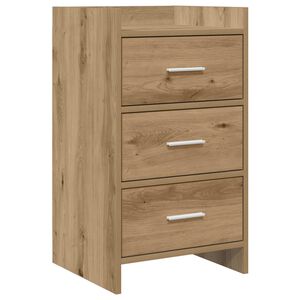 vidaXL Tables de chevet Ch&ecirc;ne artisanal 40 x 36 x 70 cm