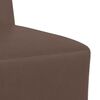vidaXL Unit&eacute; de Sofa Modulaire Sans Accoudoirs 2 pcs Marron