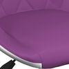 vidaXL Tabouret de bar Violet et blanc Similicuir