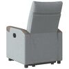 vidaXL Fauteuil inclinable Gris clair Tissu