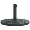 vidaXL Base de parasol pour m&acirc;ts &Oslash;38 / 48 mm 12 kg rond