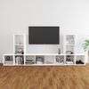 vidaXL Ensemble de meubles TV 5 pcs Blanc Bois d'ingénierie