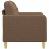 vidaXL Fauteuil Marron 60 cm Tissu