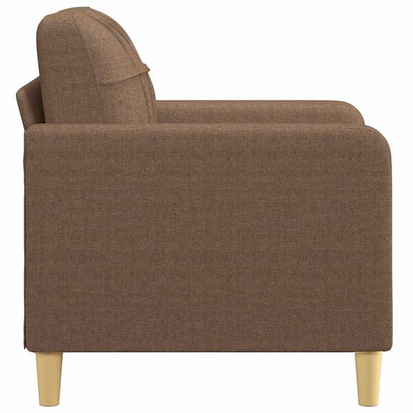 vidaXL Fauteuil Marron 60 cm Tissu