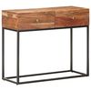 vidaXL Table console 90x35x75 cm Bois d'acacia brut