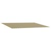 vidaXL Toile de rechange pour auvent Vert et jaune 350 x 250 cm