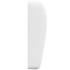 vidaXL Oreille de t&ecirc;te de lit Blanc 80 x 23 x 6 cm PVC