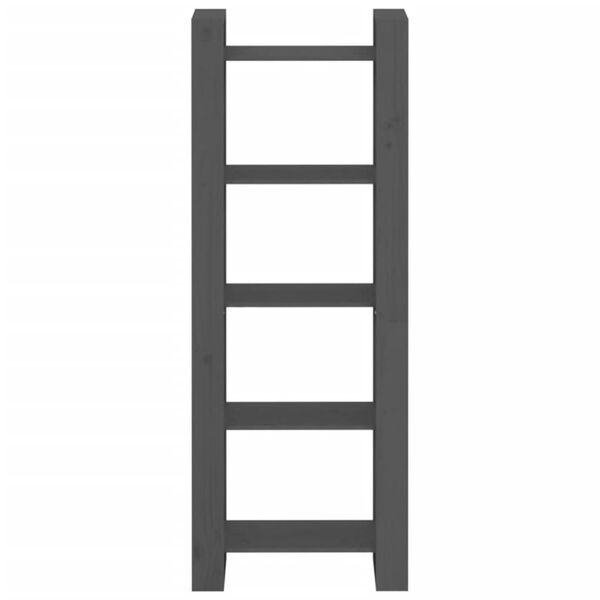 vidaXL Bibliothèque/Séparateur de pièce Gris 60x35x160 cm Bois massif