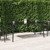vidaXL Table de jardin anthracite 165x80x71 cm acier