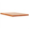 vidaXL Cadre de lit sans matelas cire marron 140x200cm bois pin massif
