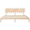 vidaXL Cadre de lit sans matelas 200x200 cm bois massif de pin