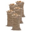 vidaXL Sacs en jute 5 pcs 65x135 cm 100 % jute 220 g/m&sup2;