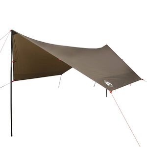 vidaXL B&acirc;che de camping marron 438x376x212 cm imperm&eacute;able