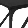 vidaXL Table console Ch&ecirc;ne noir 200 x 29 x 75 cm