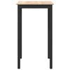 vidaXL Table de bar Naturel 110 x 55 x 105 cm Bois de pin massif